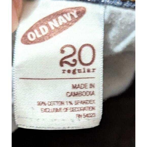 Old Navy Jeans Womens 20 Blue The Sweetheart Mid Rise Bootcut Dark Wash Denim - Picture 3 of 8